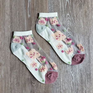 Sheer Ankle Socks