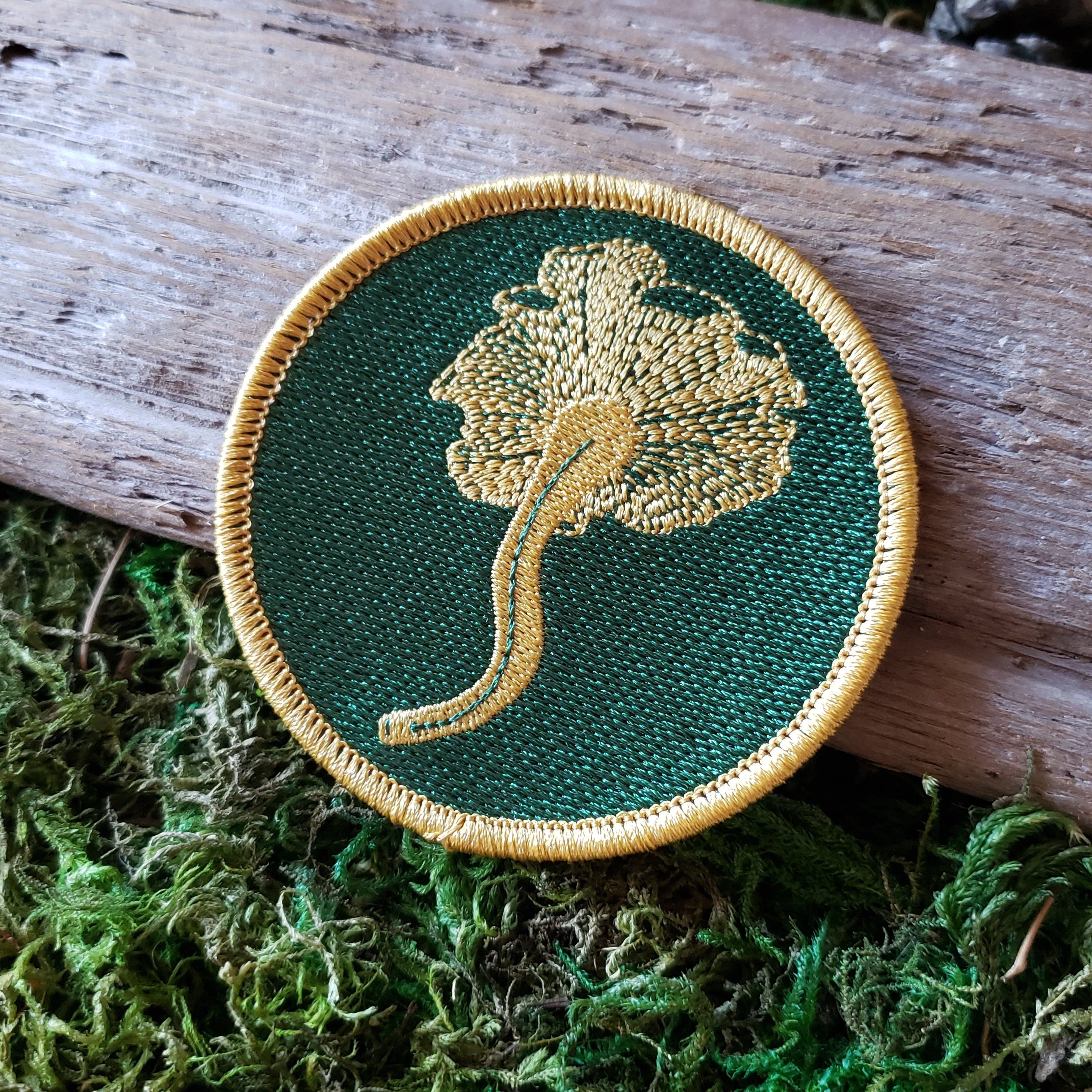 Chanterelle Mushroom Iron-On Patch