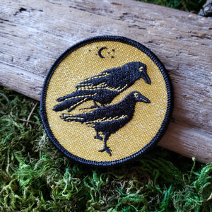 Celestial Ravens Iron-On Patch
