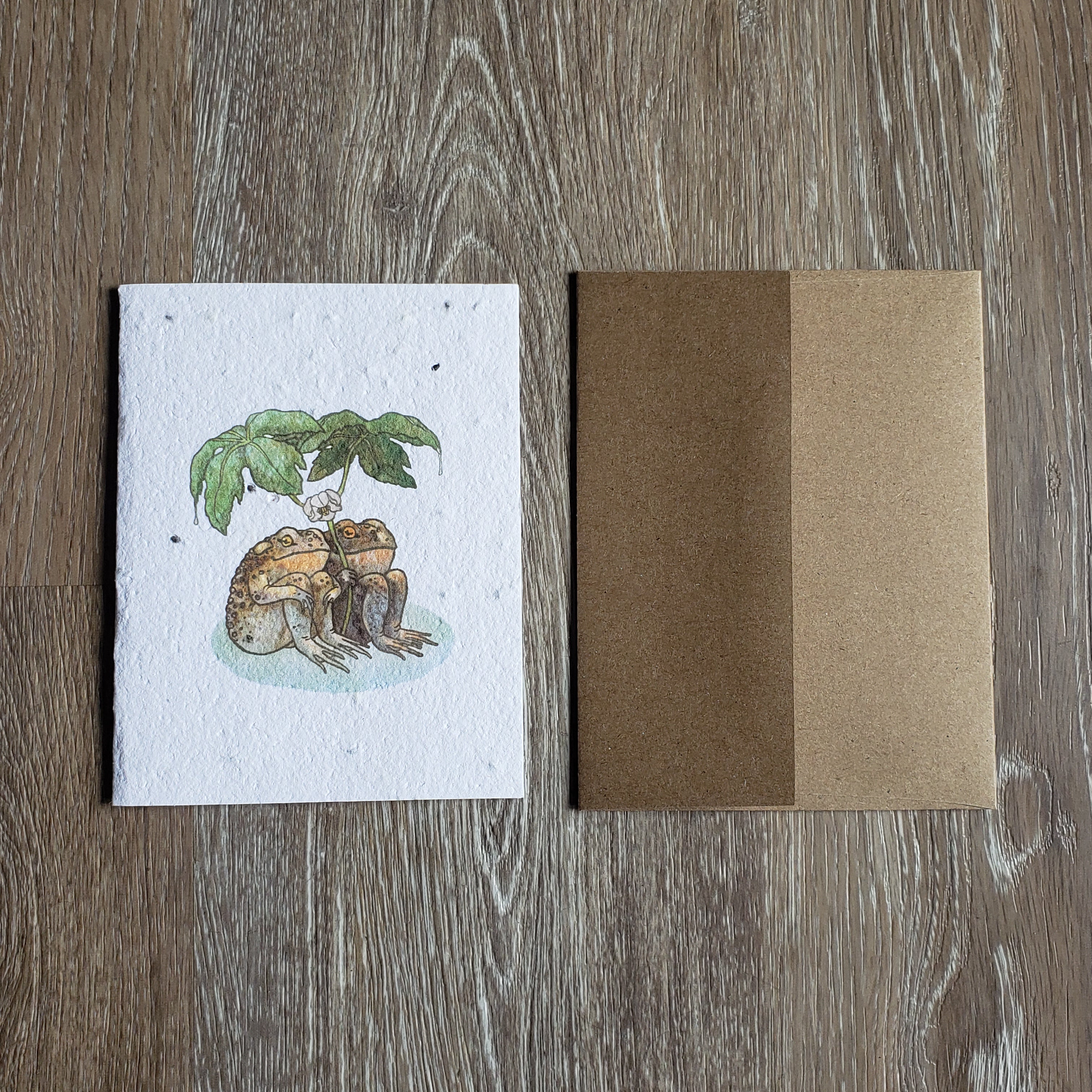 Two Toads Plantable Greeting Card