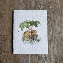 Load image into Gallery viewer, Two Toads Plantable Greeting Card
