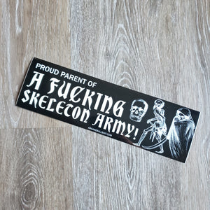 "Skeleton Army" Bumper Sticker