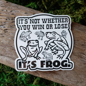 "It's Frog" Sticker