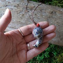 Load image into Gallery viewer, Ceramic Snail Whistle Necklace
