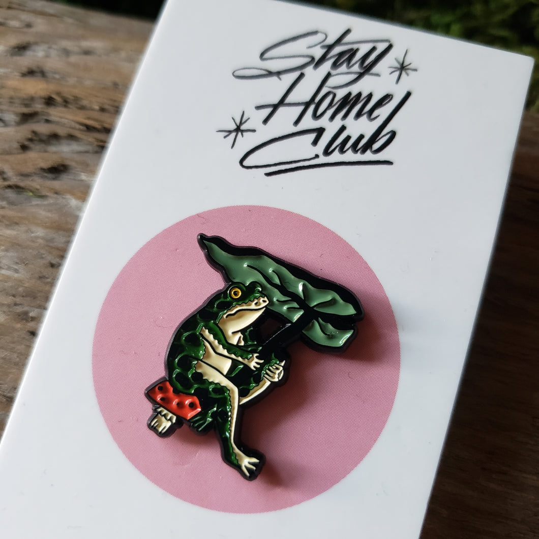 Toadstool Enamel Pin