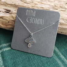 Load image into Gallery viewer, Sterling Silver Cosmic Mushroom Necklace
