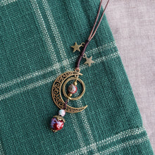 Load image into Gallery viewer, Whimsigoth Moon Pendant
