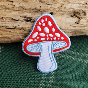 Amanita Mushroom Iron-on Patch