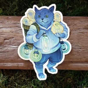 Guide Cat Vinyl Sticker