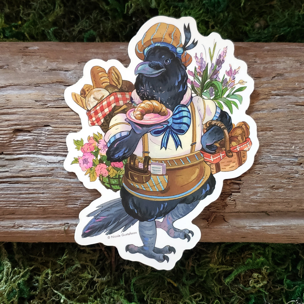 Baker Crow Vinyl Sticker