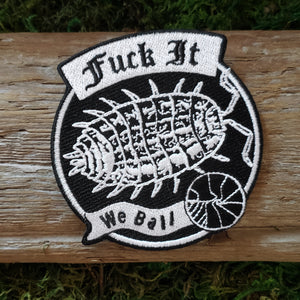 "We Ball" Isopod Iron-on Patch