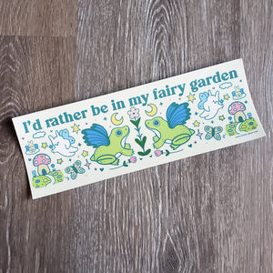 "Fairy Garden" Bumper Sticker