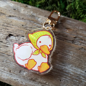 Scarf Duck Acrylic Keychain