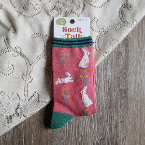 Rabbit Pattern Bamboo Socks