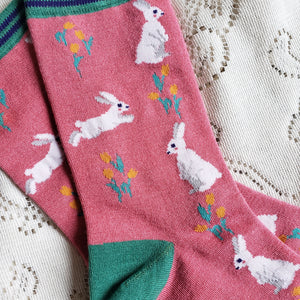 Rabbit Pattern Bamboo Socks