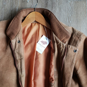 80s Vintage Suede Leather Jacket