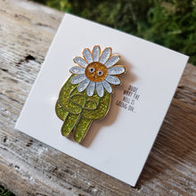 Load image into Gallery viewer, Flower Guy Enamel Pin
