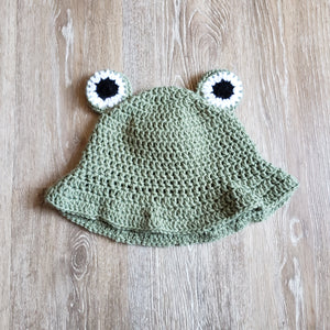 Crochet Froggy Bucket Hat