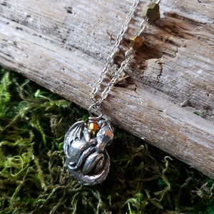 Pewter Dragon Necklace