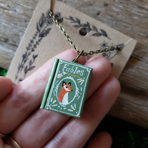 Handmade Fables Storybook Pendant