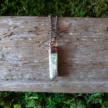 Load image into Gallery viewer, Green Kyanite in Copper Pendant
