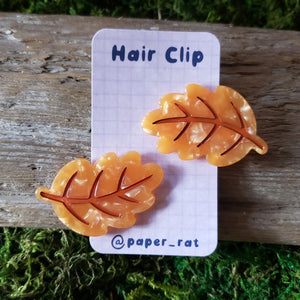 Autumn Leaf Hair Clip Barrettes