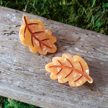 Load image into Gallery viewer, Autumn Leaf Hair Clip Barrettes
