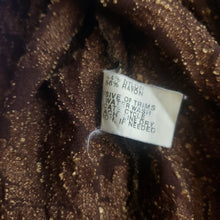 Load image into Gallery viewer, Vintage Brown and Gold Lace Jacket
