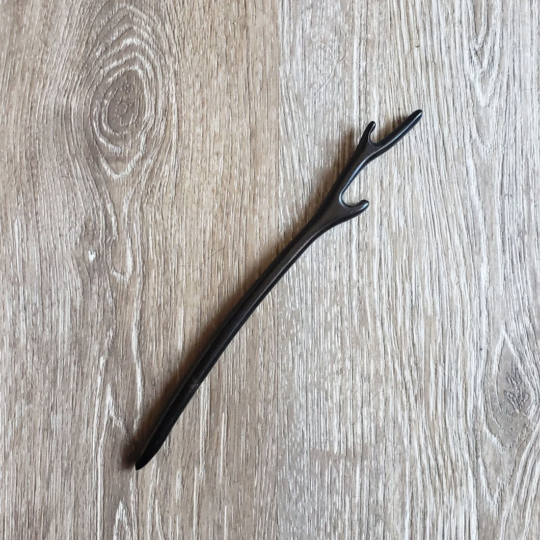 Wooden Antler Hair Sticks