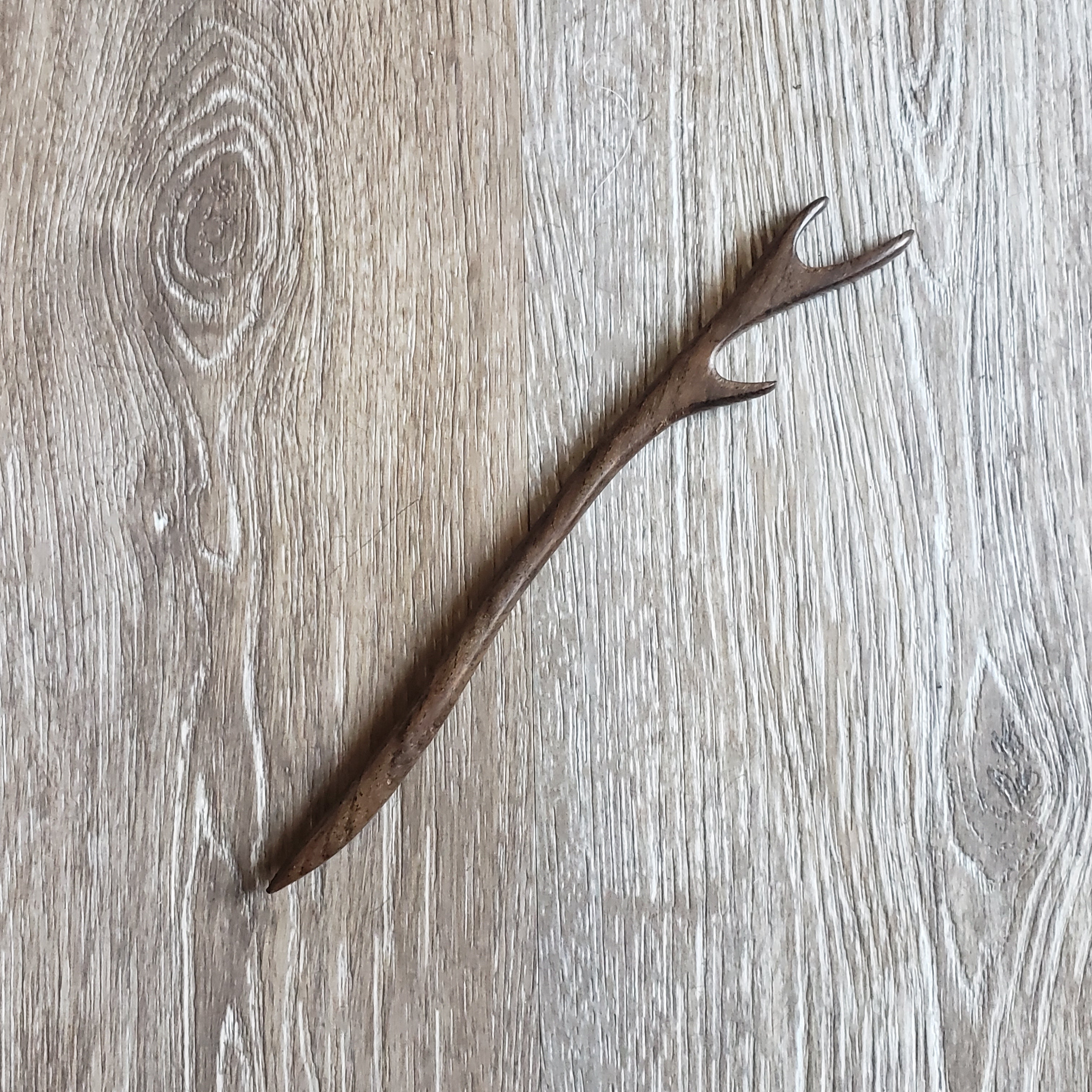 Wooden Antler Hair Sticks