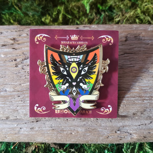 Progress Pride Angel Enamel Pin