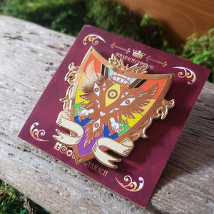 Progress Pride Angel Enamel Pin