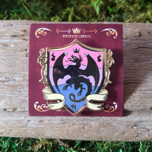 Bi Pride Wyvern Enamel Pin