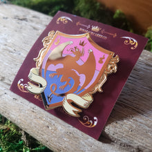 Load image into Gallery viewer, Bi Pride Wyvern Enamel Pin
