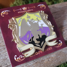 Load image into Gallery viewer, Nonbinary Pride Griffin Enamel Pin
