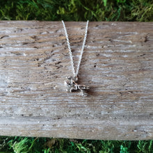 Load image into Gallery viewer, Silver Praying Mantis Necklace
