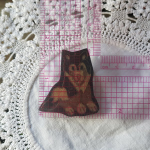 Vintage Collie Dog Brooch