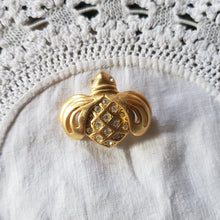 Load image into Gallery viewer, Vintage Gold Toned Bee Brooch
