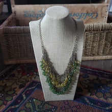 Load image into Gallery viewer, Secondhand Tiered Yellow and Green Necklace
