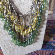 Load image into Gallery viewer, Secondhand Tiered Yellow and Green Necklace
