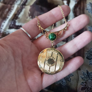 Vintage Hobbit Locket Necklace