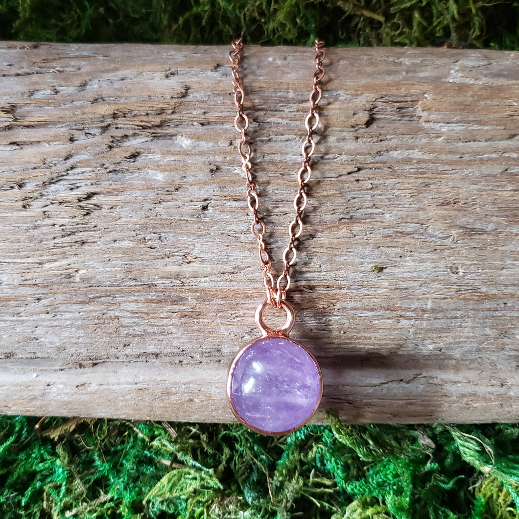 Amethyst Sphere Pendant