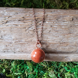 Red Jasper Sphere Pendant