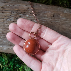 Red Jasper Sphere Pendant