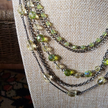 Load image into Gallery viewer, Secondhand Layered Green Necklace
