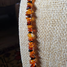 Load image into Gallery viewer, Vintage Orange Pebble Bead Necklace
