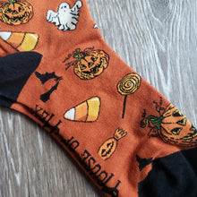 Load image into Gallery viewer, Festive Halloween Socks
