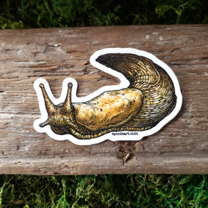 Banana Slug Vinyl Sticker