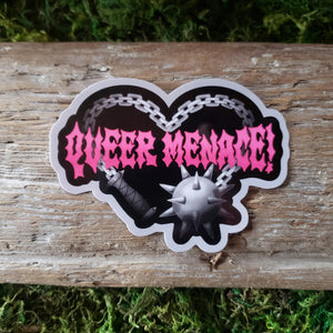 "Queer Menace" Sticker