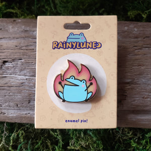 Arson Frog Enamel Pin